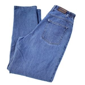 Vintage LL Bean MomJeans Hi Waist Taper 14